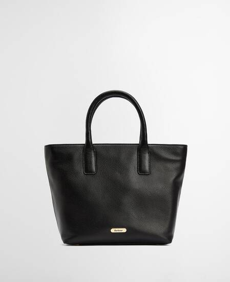 Birch Leather Tote Bag Black