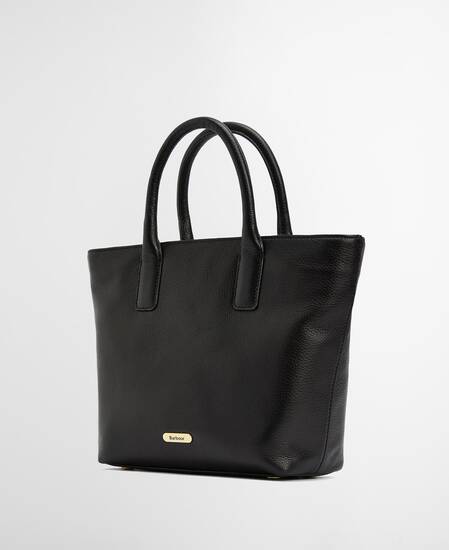 Birch Leather Tote Bag Black
