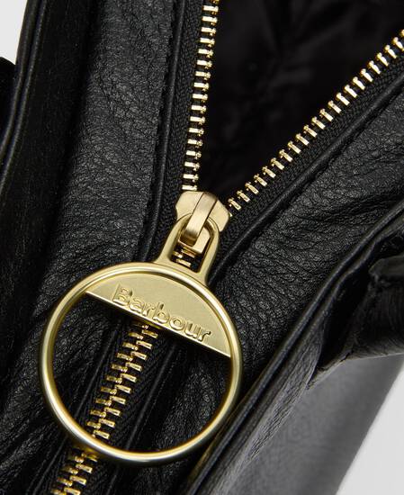 Birch Leather Tote Bag Black