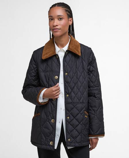 Lorrie Quilted Jacket Black
