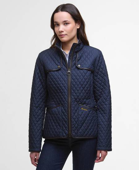 Dahlia Quilted Jacket Dark Navy
