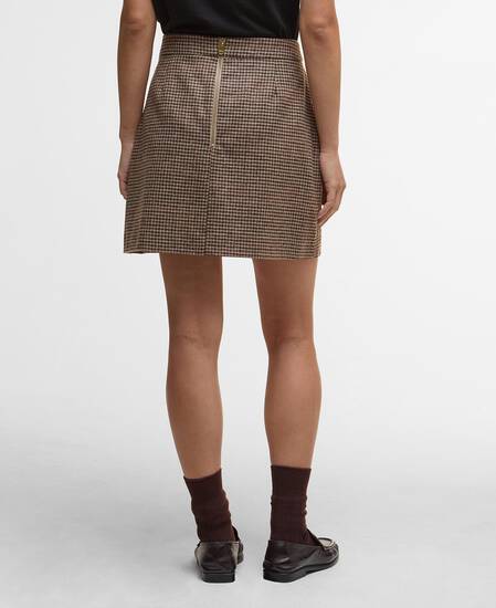 Sophia Wool Mini Skirt Multi Check