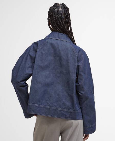 Demi Showerproof Jacket Indigo/Hessian Tartan