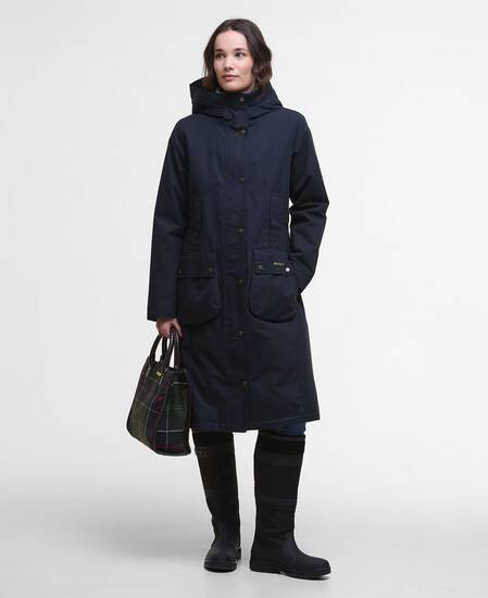 Bamburgh Waterproof Jacket Deep Navy/Blackwatch