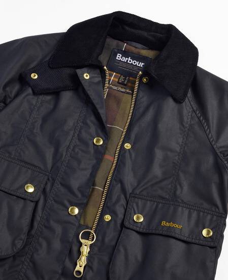 Cropped Beadnell Waxed Jacket 