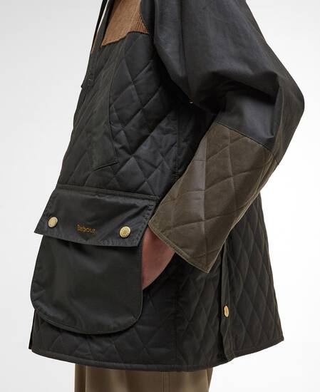 Imelda Waxed Jacket Archive Olive/Olive/Beech