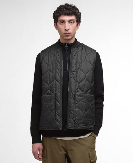 Re-Engineered Utility Liddesdale Gilet Black