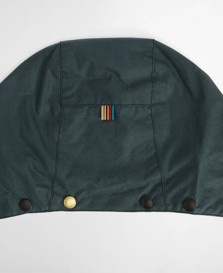 Paul Smith loves Barbour Waxed Hood Dark Slate
