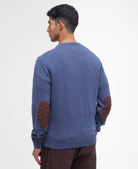 Essential Crew-Neck Jumper Dark Indigo
