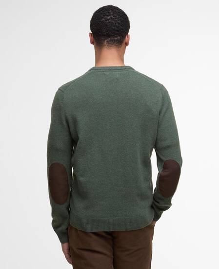 Essential Crew-Neck Jumper Olive