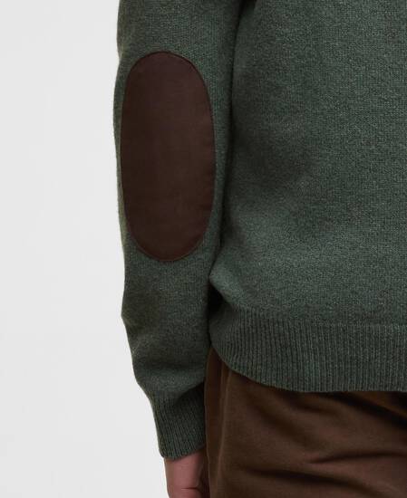 Essential Crew-Neck Jumper Olive