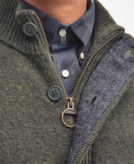 Essential Elbow-Patch Cardigan 