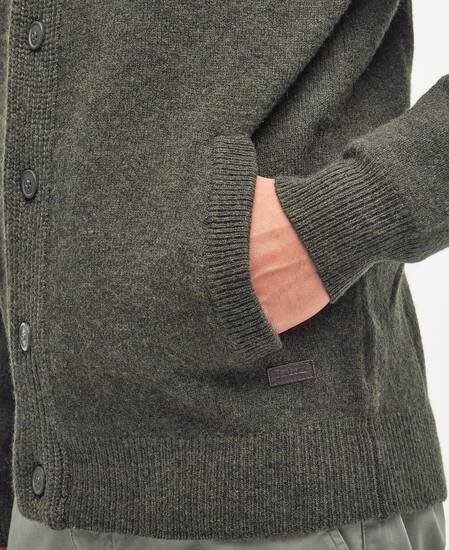 Essential Elbow-Patch Cardigan 