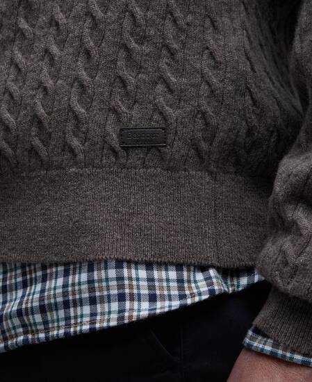 Ramsden Half-Zip Jumper Military Marl