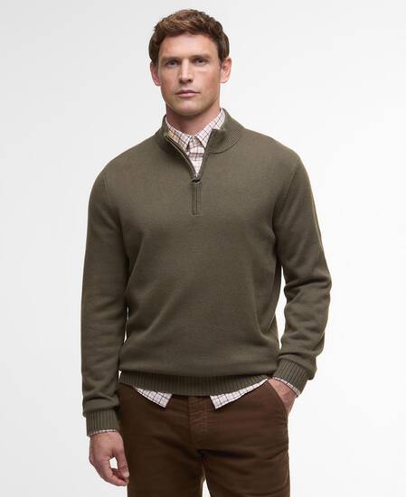 Kelson Half-Zip Jumper Olive