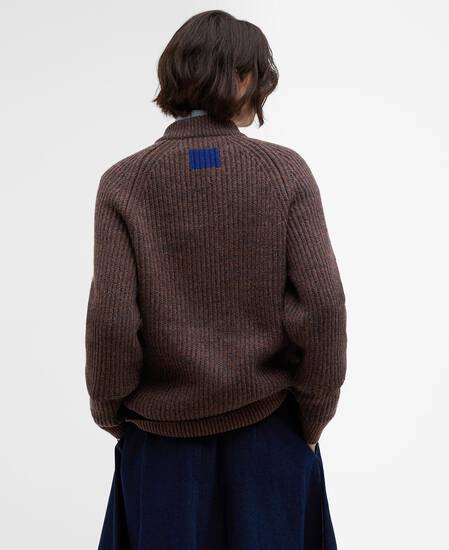 Paul Smith loves Barbour Knitted Bomber Jacket Rustic