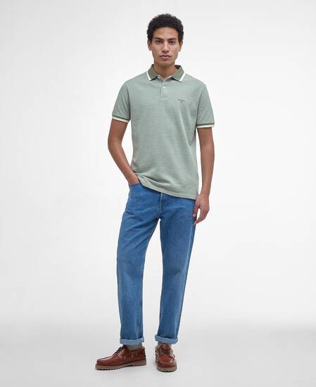 Barnard Short-Sleeved Polo Shirt Light Moss