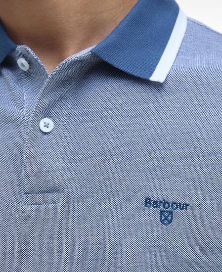 Barnard Short-Sleeved Polo Shirt Dark Denim