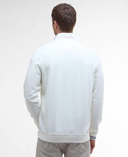 Rosford Half-Zip Sweatshirt Whisper White