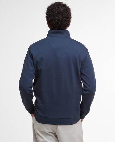 Lambeth Interlock Half-Zip Sweatshirt Navy