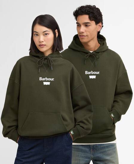 Barbour x Levi's Graphic Hoodie Rosin