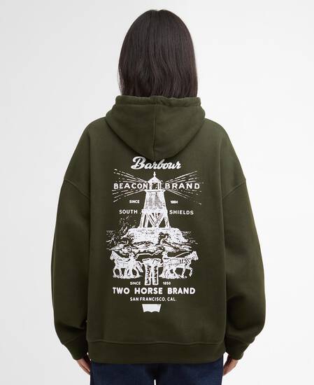 Barbour x Levi's Graphic Hoodie Rosin