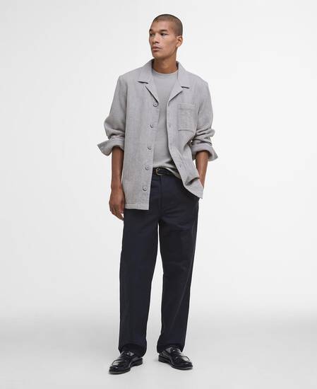 Sandwood Waffle Overshirt Concrete