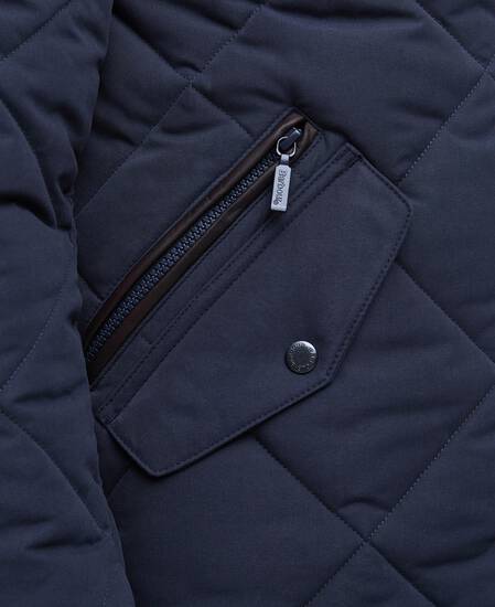 Winter Chelsea Quilted Jacket Dark Navy/Midnight Oak