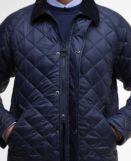 Tracker Quilted Jacket Navy