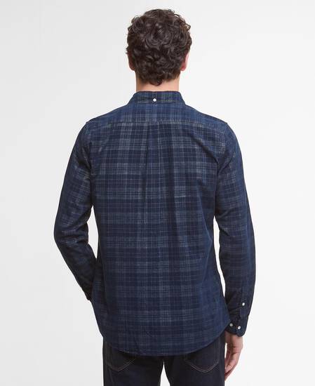 Southfield Tailored Long-Sleeved Shirt Dark Navy