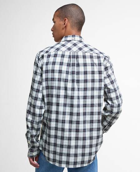 Lanark Tailored Long-Sleeved Shirt Riverstone Tartan