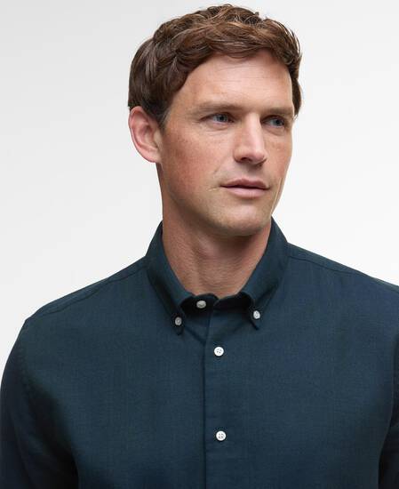 Tamish Regular Long-Sleeved Shirt Navy