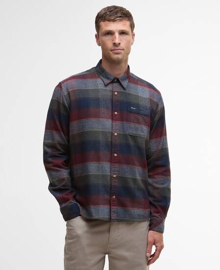 Copswell Relaxed Long-Sleeved Shirt Navy