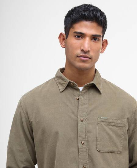 Bramside Relaxed Cord Shirt Olive