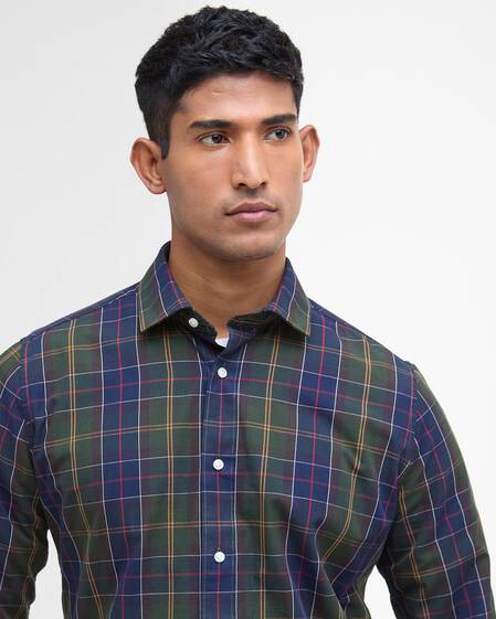 Kenton Tailored Long-Sleeved Shirt Classic Tartan