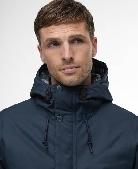 Modern Lorden Showerproof Mac Navy