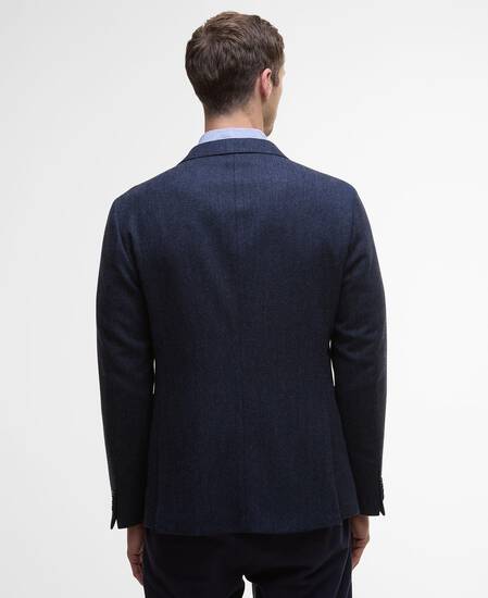 Sutherland Herringbone Blazer Navy