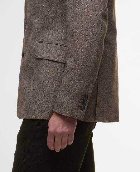 Godfrey Moons Shetland Blazer Brown