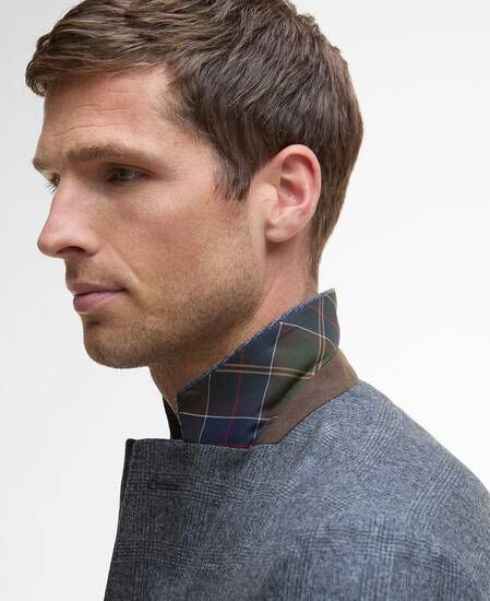 Kensington Check Blazer Navy