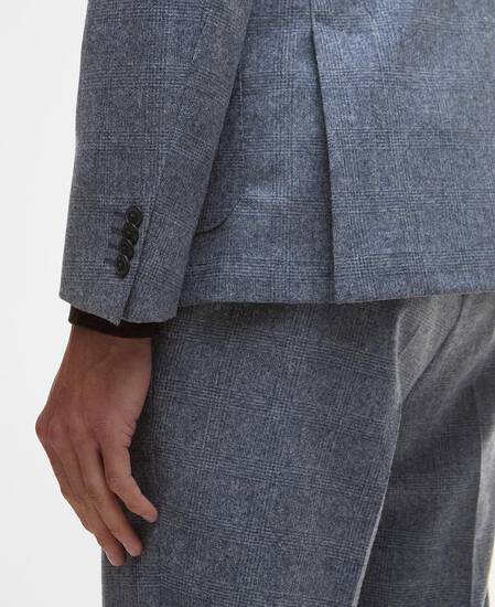 Kensington Check Blazer Navy