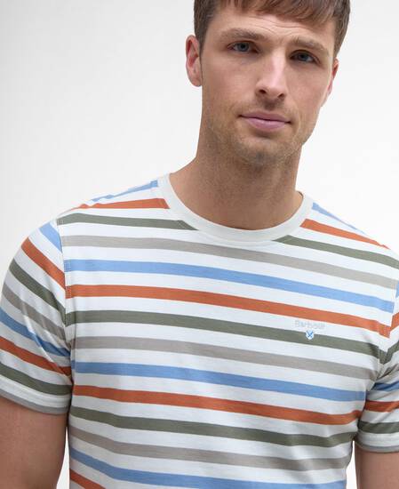 Rokeby Striped T-Shirt Whisper White