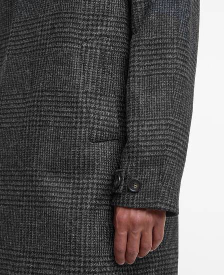 Lorden Wool Overcoat Charcoal