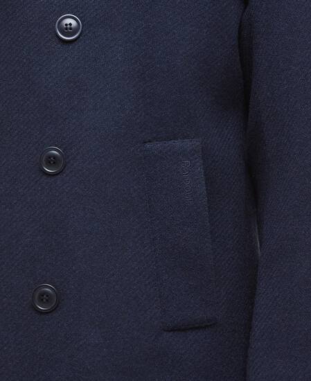 Newfield Wool Pea Coat Navy/Classic