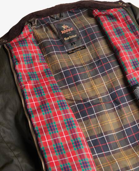 Barbour x Baracuta Porton Waxed Harrington Jacket 