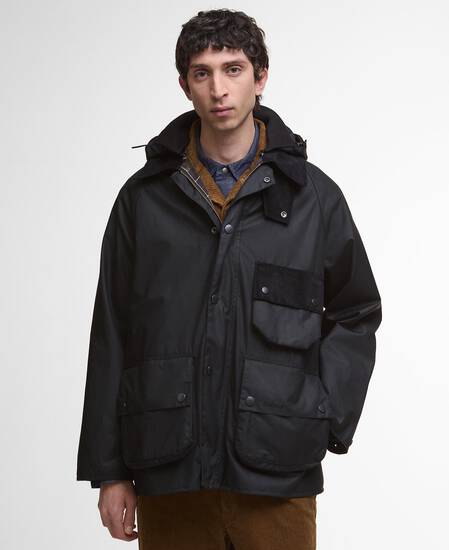 Modified Solway Waxed Jacket Black