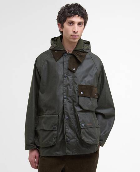 Modified Solway Waxed Jacket Olive