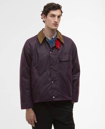 Paul Smith loves Barbour Transport Waxed Jacket Grape