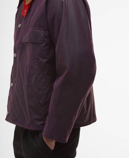 Paul Smith loves Barbour Transport Waxed Jacket Grape