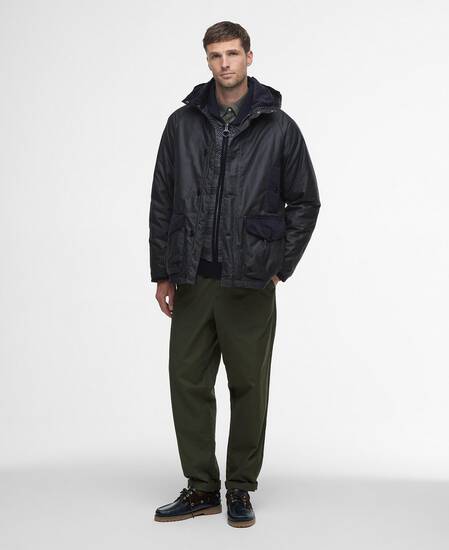 Modern Heritage Beaufort Wax Jacket Navy