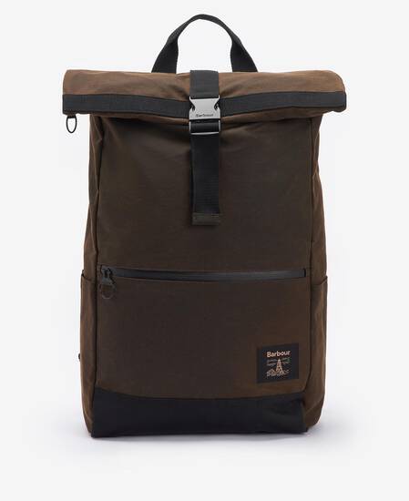 Field Roll-Top Waxed Backpack 